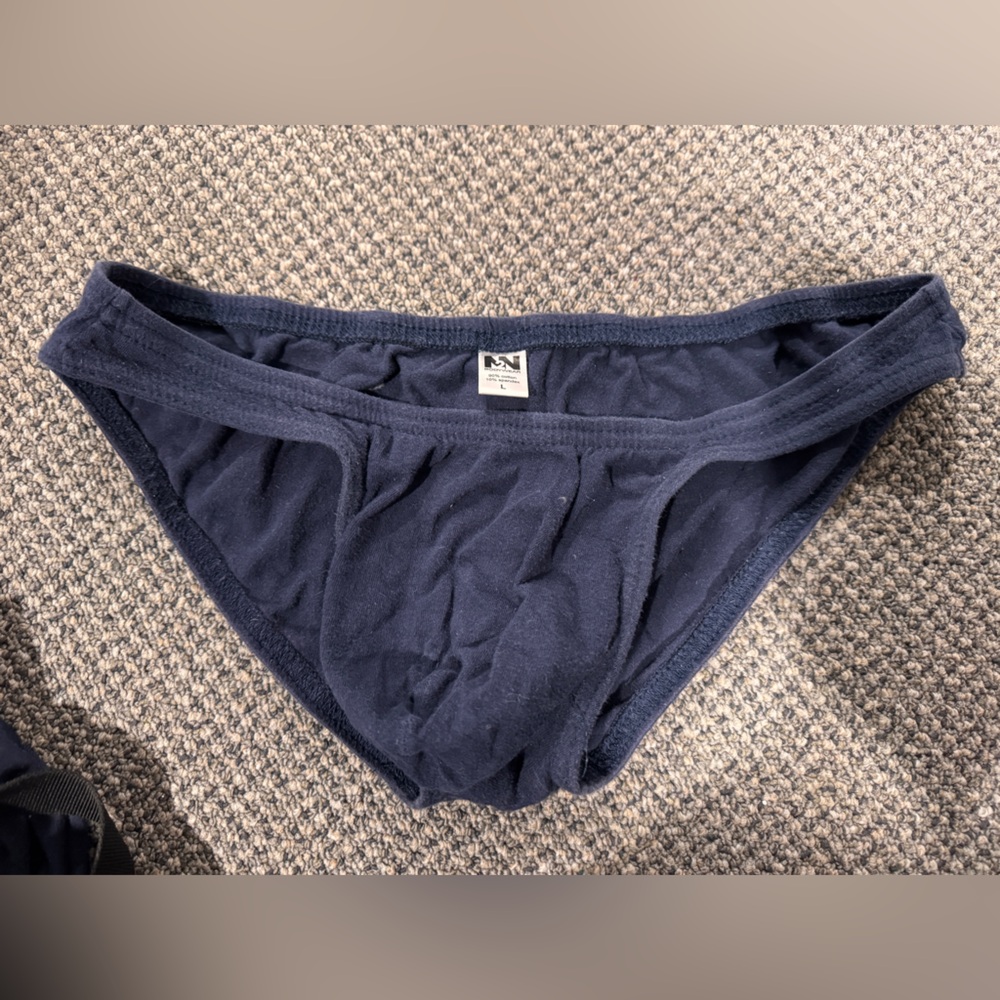 N2n bodywear Navy Blue Men's Briefs large